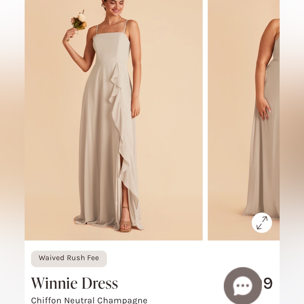 Birdy Grey Neutral Champagne Winnie dress